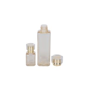 30ml 180ml PETG Makeup Remover Bottle Square Right Angle