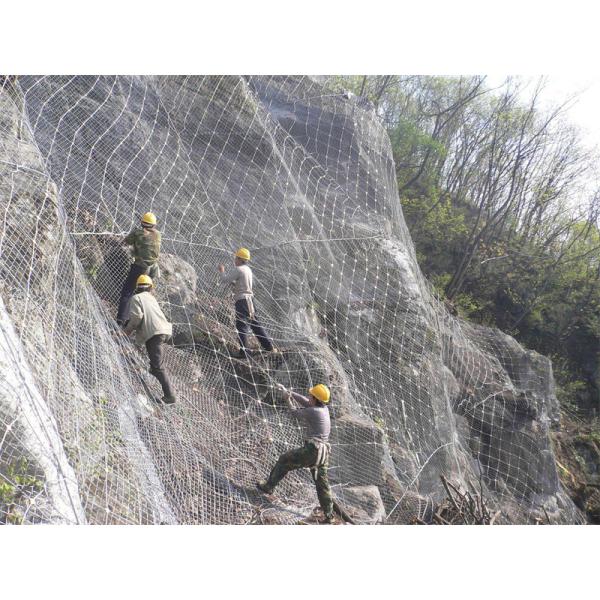 3.0mm 38 X 38mm Stainless Steel Cable Mesh For Safety Protection