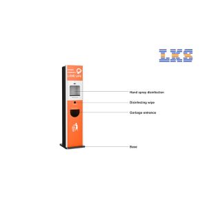 Non Contact DC12V Free Stand Hand Sanitizer Refillable bottle