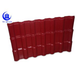 UPVC Soundproof Nonflammable Plastic Corrugated Roof Panels Synthetic Resin
