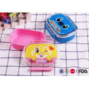 Reusable BPA Free Kids Plastic Lunch Boxes , Children'S Lunch Containers