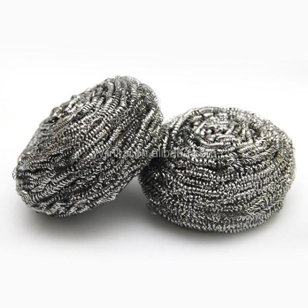 25G*2pcs Kitchen Scrubber and Pot Cleaning Stainless Steel Wire Scourer Metal Scouring Cleaning Ball