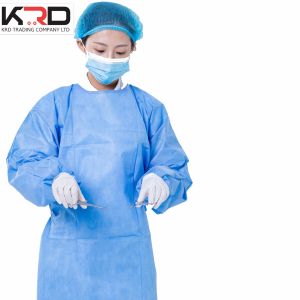 surgical gown or medical scrubs with waterproof