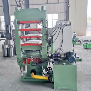 1900 Working Layer PLC Control Hydraulic Rubber Vulcanizing Press Machine for