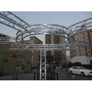 China T6 Aluminum Lighting Box Truss Stage Roof Square Bolt Truss on sale