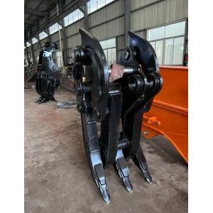 CE Antiwear Mechanical Grab For Excavator , CAT Jcb Liebherr Scrap Metal Grab