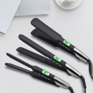 China Salon MCH Heating 280mm Ceramic Plate Hair Straightener Black on sale