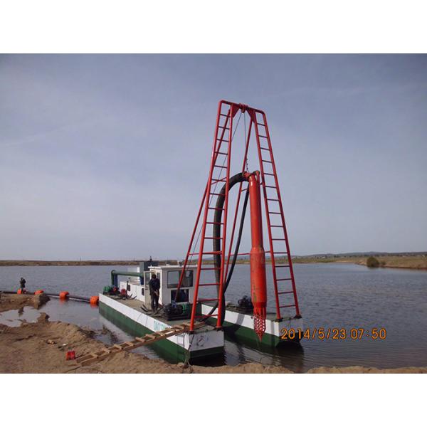 The main engine power of the 10 inch model Jet suction dredger is 380kw