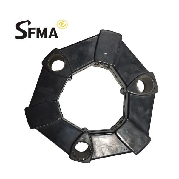 Buy Heat Resistance Black NBR 16A Excavator Pump Coupling at wholesale prices