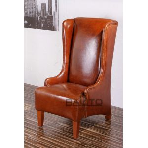 antique high back leather leisure chair furniture,#2039