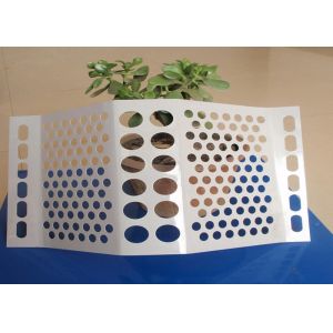 Quality 1 . 0 MM Windproof Dust Suppression Net , Anti Wind Perforated Mesh Powder Coat for sale