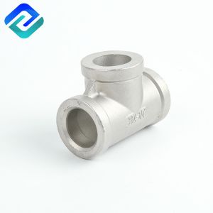 Thread End ISO4144 SS Pipe Fittings DIN2999 Stainless Steel Tee