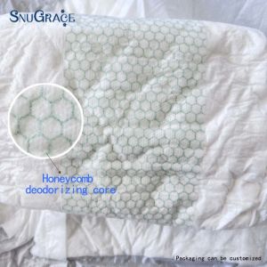 XL Fluff Pulp Deodorize Non Woven Fabric Printed Adult Diaper with 6000ml