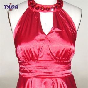 Women fashion sexy satin casual wrap women ladies dress woman clothes with high