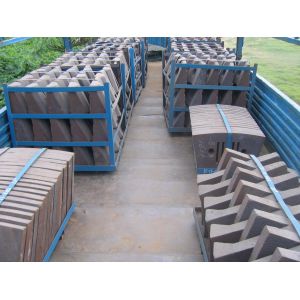 Cr-Mo Alloy Steel 46M Class Corner Rail Section Grinding Mill Hardness HB217-241