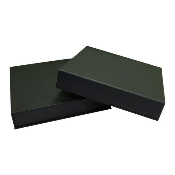 Buy Handmade Magnetic  Black Rigid Gift Boxes Embossing Printing With EVA at wholesale prices