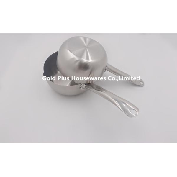 22cm Outdoor picnic tools nonmagnetic instant noodle pot satin finish soup pot