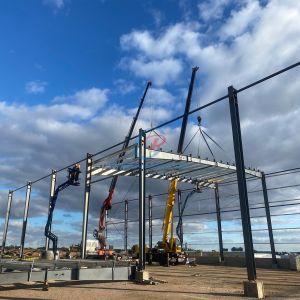 Quality Lightweight Advanced Steel Structure Building , Metal Construction Building for sale