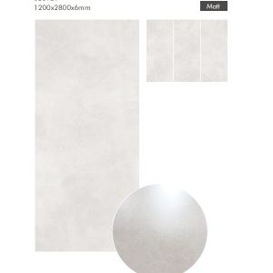 Rectified Edge Glazed Porcelain Tile 1200*2800mm Thickness 6mm