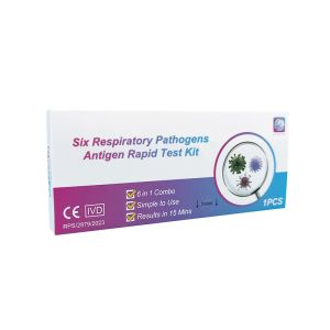 China 6 in 1 Respiratory Combo Antigen Test Kit for Home Self Test on sale