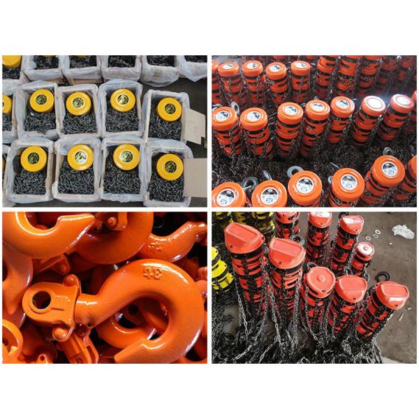 Alloy Steel Manual Pull Lift Small Chain Hoist Capacity 50 Ton Smooth Rotation