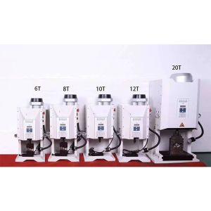 6T 8T 10T 12T Press Crimp Terminal Machine Electrical Wire Crimp Ends 220V