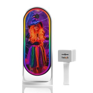 Portable Digital Selfie Mirror Photo Booth Interactive Touch Screen With Camera