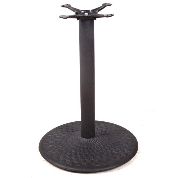 Buy Professional Coffee Table Base Black Wrinkle Powder Coating For Restaurant Table at wholesale prices