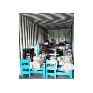 Gluing Brad Steel Nail Making Machine Wires Flattening High Speed