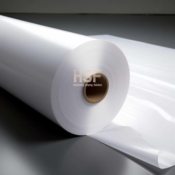 Buy 120uM Opaque White PE Silicone Release Film Width 2000mm at wholesale prices