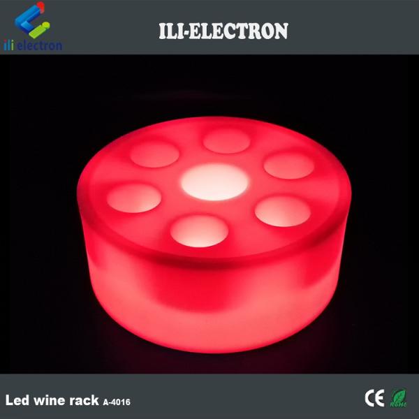 Rechargeable remote control unique led plastic barware