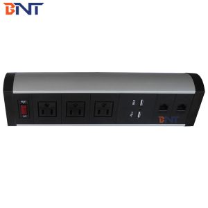 multifuncional table top outlet socket power strip/office desk mounted power and