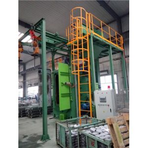 Large Spinner 1500*1900mm Shot Blasting Equipment Surface Cleaning