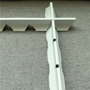 100x100mm Metal Open Cell Ceiling Pyramid Grille Ceiling System Fireproof