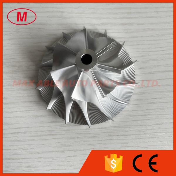 K27 50.12/80.93mm 7+7 blades high performance turbo milling/aluminum 2618/billet compressor wheel