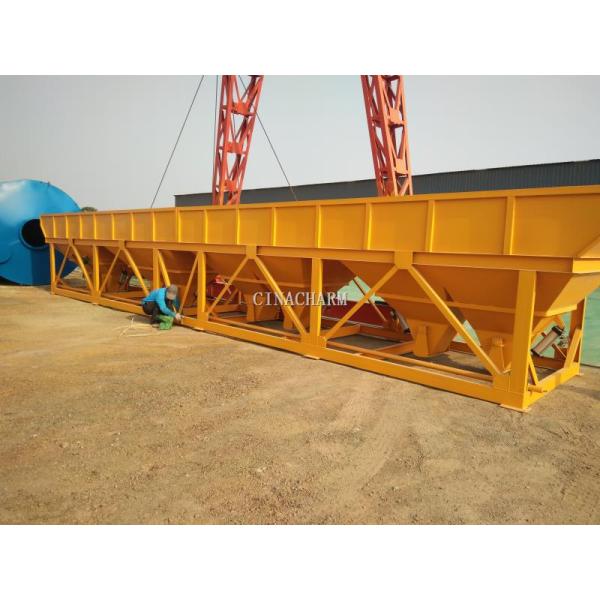 Construction Machinery HZS60 Stationary Concrete Mixing Plant Railway Project
