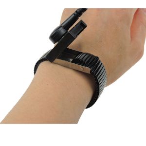 Anti Allergic 6'' Cable Adjustable 2*21cm Band Electrostatic Wrist Strap