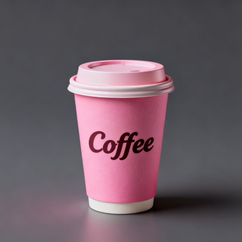 Eco-friendly custom printed logo biodegradable disposable 8oz double-layer