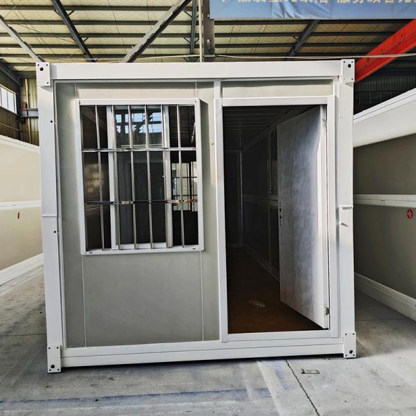 Secure and Stylish Door Options for Folding Container House with EPS Sandwich