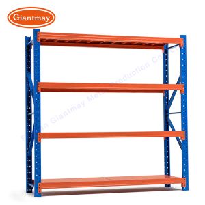 Commercial Iron Shelf System Warehouse Rack Floor Standing Display Unit