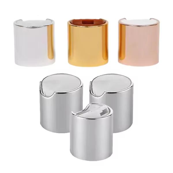 Buy 20mm 24mm 28mm Aluminum Plastic Cap Disc Top Cap at wholesale prices