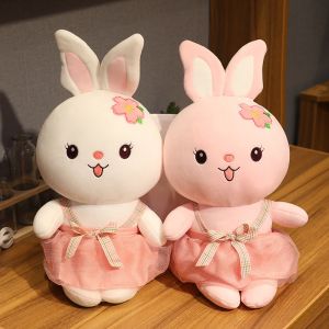 25cm Lovely Sitting Rabbit Plush Doll Toys OEM