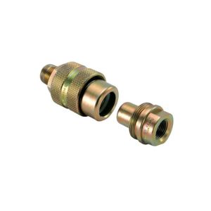 China Hydraulic Jacks Zinc Plated Steel Threaded Quick Connect on sale