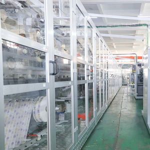 CE Intelligent Baby Diaper Making Machine China Baby Diaper Manufacturing