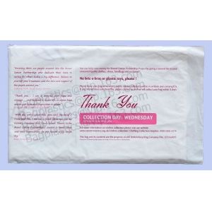 Compostable Charity Donation Collection bags, collection sacks, Donation sacks,