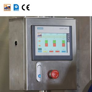 PLC Controlled Automatic Stainless Steel Snow Cone Baking Machine