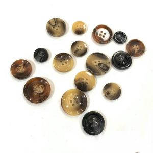 Wholesale polyester chalk Resin Rod buttons for Shirt Coat