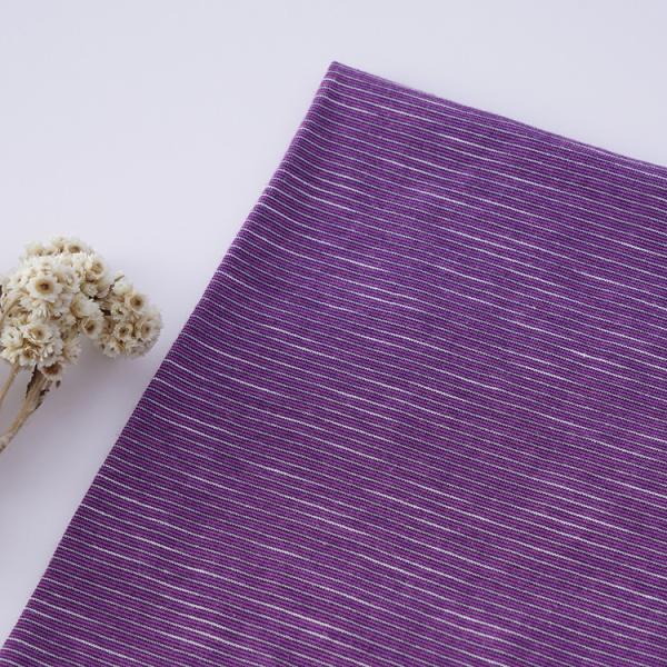 100 Cotton Striped Material Fabric 175cm Durable Yarn Dyed Shirt Cloth