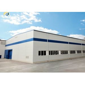 Hot Rolled Steel Portal Frame Structure Building Construction Customizable