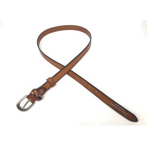 Hand Stitching Brown 23mm Women's Fashion Leather Belts